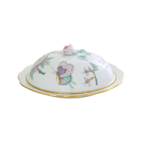Dish, rose knob