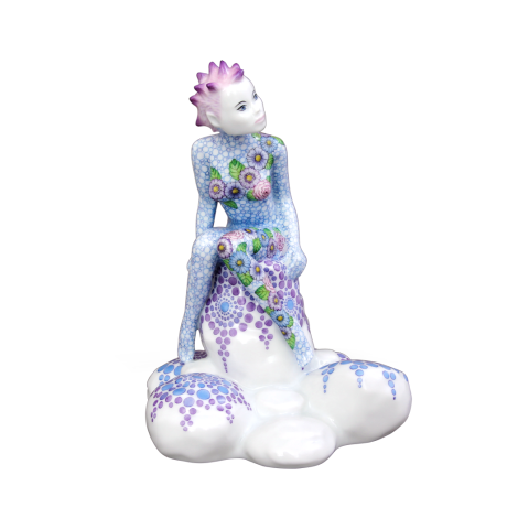 Girl on rocks