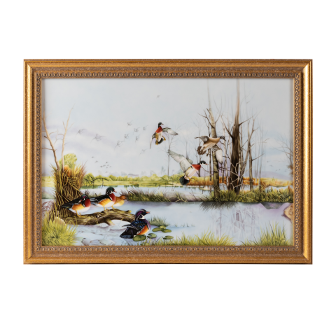 Tableau, framed