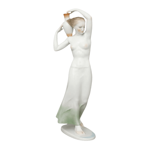 Woman carrying a jug